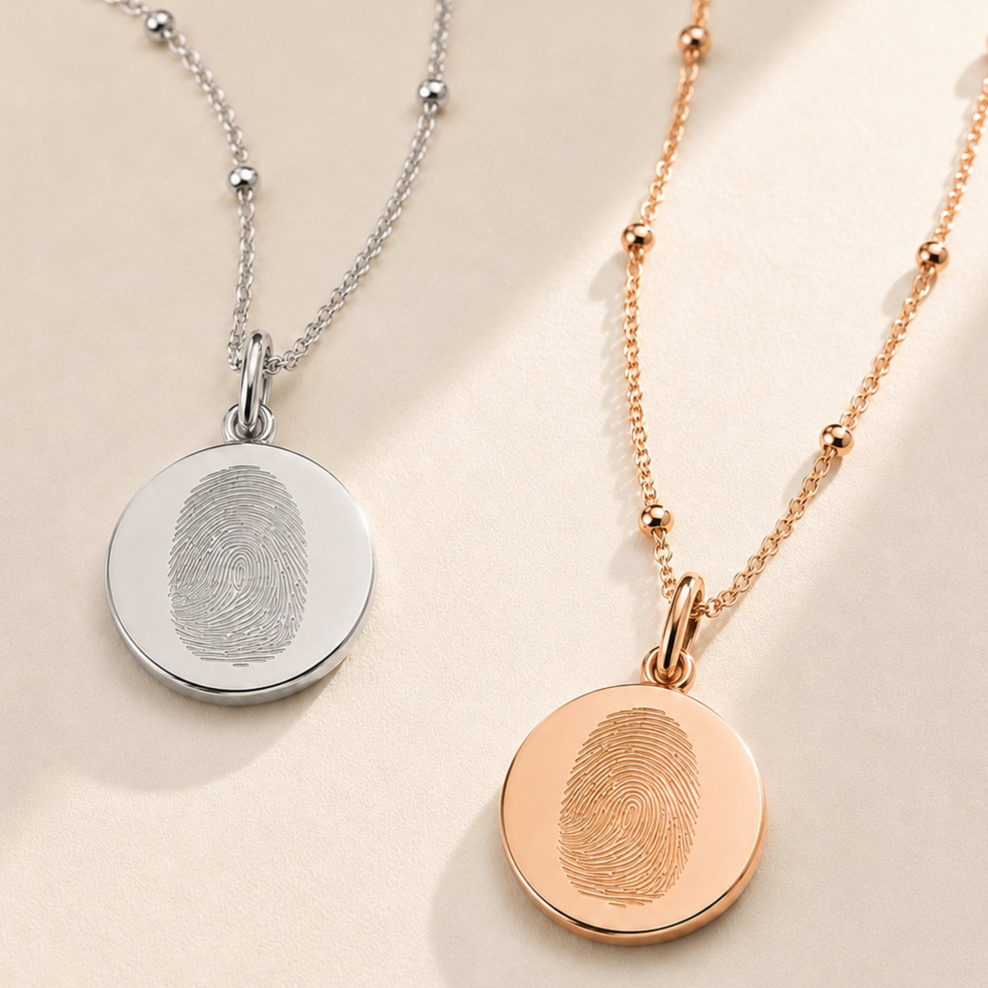 Custom Fingerprint Necklace - Anthology Jewelry Company