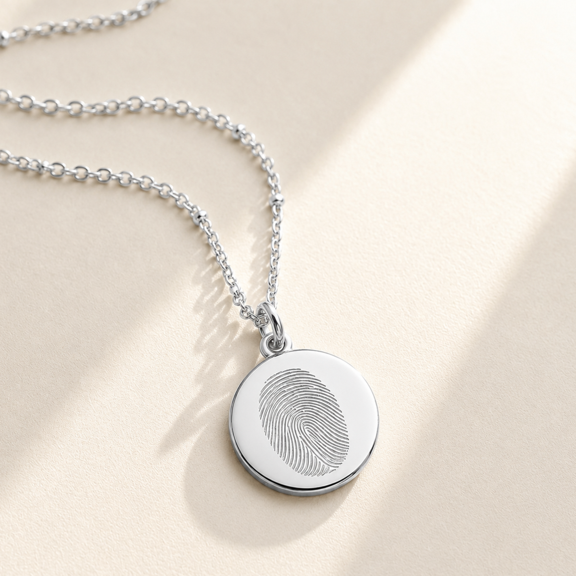 Custom Fingerprint Necklace - Anthology Jewelry Company