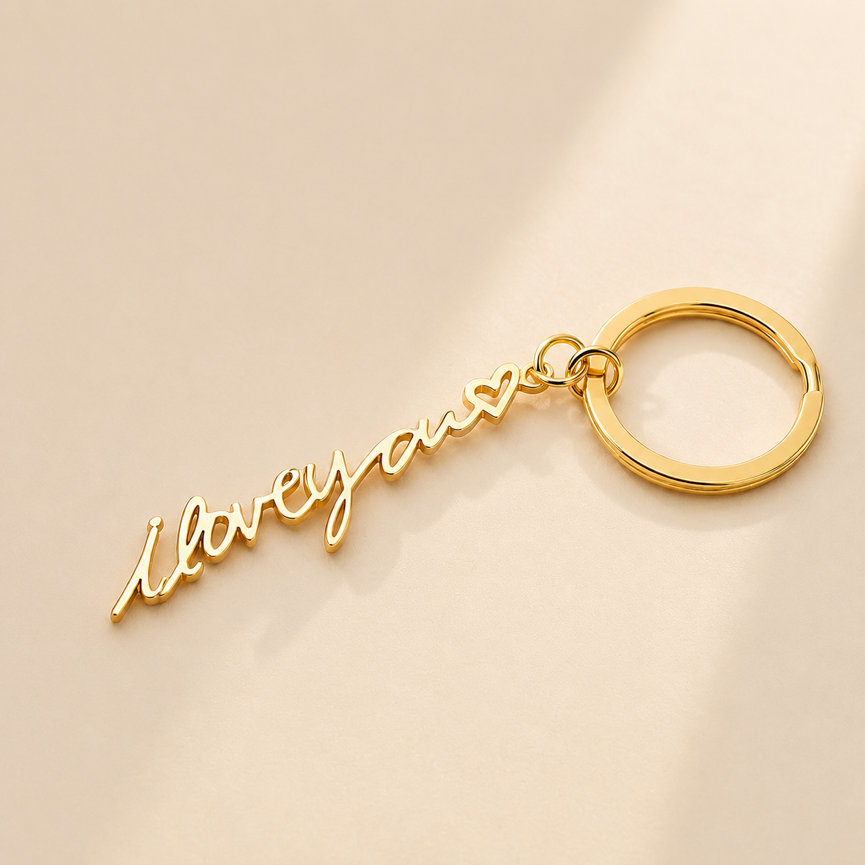 Custom Handwriting Keychain lifestyle photo - personalized handwriting keychain Anthology Jewelry