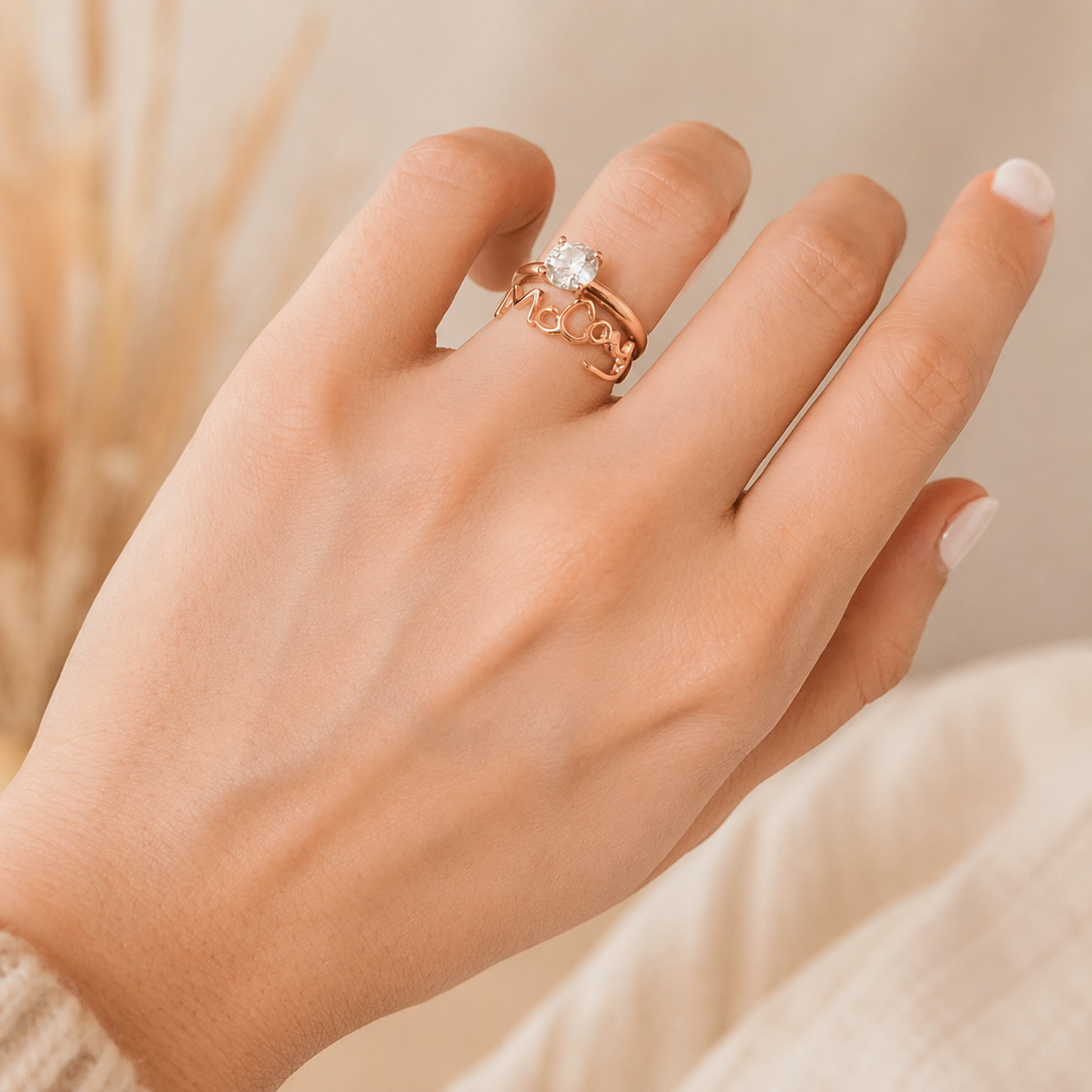 Custom Signature Ring gift packaging - personalized handwriting ring Anthology Jewelry.