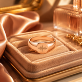 Custom Soundwave Ring | Signet Style - Anthology Jewelry Company