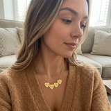 Generations Heart Necklace UGC photo - candid worn multi-heart necklace Anthology Jewelry