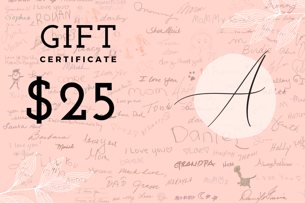 Anthology Jewelry eGift Card design