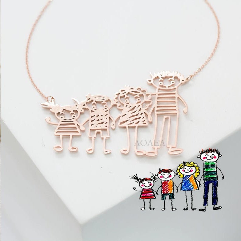 Custom Drawing Necklace - Anthology Jewelry Company